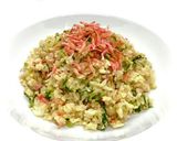 カブの葉の高菜風エビマヨチャーハン作り方3写真