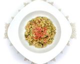 カブの葉の高菜風エビマヨチャーハン作り方4写真