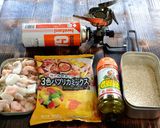 ☆メスティン☆でパエリア♪作り方1写真