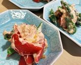 大量消費！トマトオクラツナマヨサラダ作り方5写真