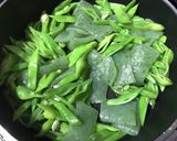 ♡ささげの刺身こんにゃく炒め煮♡作り方4写真
