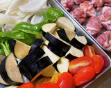 ＊豚こまと夏野菜の黒酢オイスター炒め＊作り方2写真