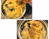 もやしと卵とカニカマの中華スープ作り方3写真
