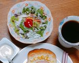 ★簡単豪華なハムマヨコーントースト★作り方1写真