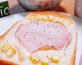 ★簡単豪華なハムマヨコーントースト★作り方9写真