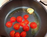 超簡単!トマトとバジルのパスタ作り方4写真
