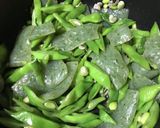 ♡ささげの刺身こんにゃく炒め煮♡作り方5写真