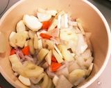 美腸活 根菜きのこ汁 グルテンフリー作り方4写真