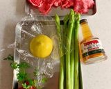 アスパラガスの牛肉巻き巻き作り方1写真