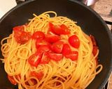 超簡単!トマトとバジルのパスタ作り方8写真