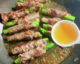 アスパラガスの牛肉巻き巻き作り方8写真