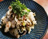 ごま油香る♪キャベツとわかめの梅肉和え作り方5写真