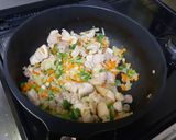甘くない大人味の具材たっぷりチキンライス作り方5写真