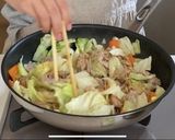豚肉とキャベツのポン酢炒め作り方4写真