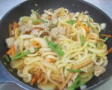 スタミナ焼きうどん作り方2写真