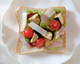 夏野菜ゴロゴロチーズトースト作り方3写真