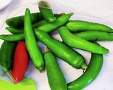 甘唐辛子の牛肉巻き。作り方1写真