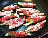 甘唐辛子の牛肉巻き。作り方5写真