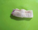 鶏肉の油揚げ巻き作り方5写真