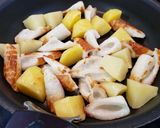 ポテトとちくわののり塩じょうゆ焼き作り方3写真