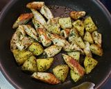 ポテトとちくわののり塩じょうゆ焼き作り方4写真