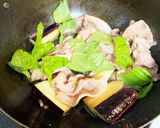 香草入り茄子と豚の油丼作り方4写真