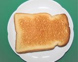 「大葉納豆トースト」作り方1写真