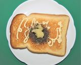 「大葉納豆トースト」作り方5写真