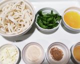 犬ご飯　ゴーヤ入り焼うどん作り方1写真