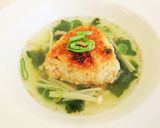 【お皿１つでチンして即席】わかめスープ作り方6写真