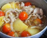 爽やか！プチトマトと豚こまの肉じゃが♪作り方7写真