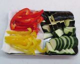 鶏むね肉と夏野菜のバタポン炒め作り方2写真