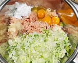 長ネギシャキシャキのふんわり肉団子スープ作り方2写真