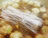 長ネギシャキシャキのふんわり肉団子スープ作り方6写真