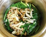 【アッサリ味】ニラ卵きのこ♪うどん作り方2写真