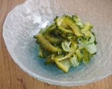 大人な酢の物♪胡瓜とゴーヤの酢の物♪作り方6写真