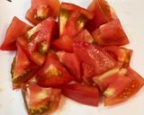 トマト豚バラ卵のさっぱり炒め作り方1写真
