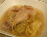 白菜大量消費♔手羽元ほろほろ煮スープ作り方10写真