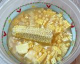 レンジで!バターしょうゆとうもろこしご飯作り方3写真