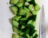きゅうりと茗荷の浅漬け作り方1写真