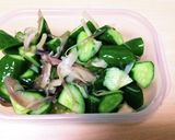 きゅうりと茗荷の浅漬け作り方4写真