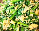 2つの食材で超簡単一品♪ニラ玉作り方3写真