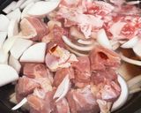 鶏肉入りチゲ鍋作り方4写真
