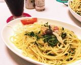 豆苗とベーコンしめじのペペロンチーノ作り方7写真
