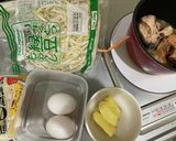 鯖缶と卵の糖質ゼロラーメン作り方1写真