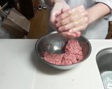 家庭で作る最高のチーズハンバーグ作り方9写真