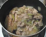 豚肉とナスのみそ炊き作り方5写真