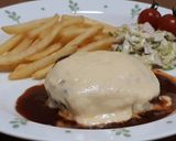 家庭で作る最高のチーズハンバーグ作り方18写真