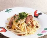 簡単美味しい!焼豚ともやしの卵炒め♬作り方8写真