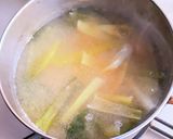 小松菜とじゃがいもの味噌汁作り方5写真